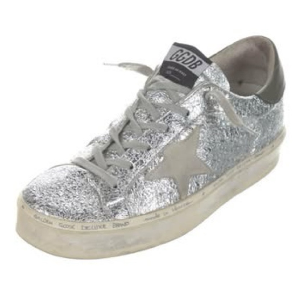 Golden Goose Silver Sneakers